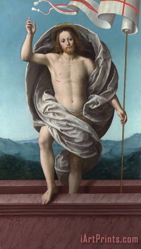 Gaudenzio Ferrari Christ Rising From The Tomb Art Print