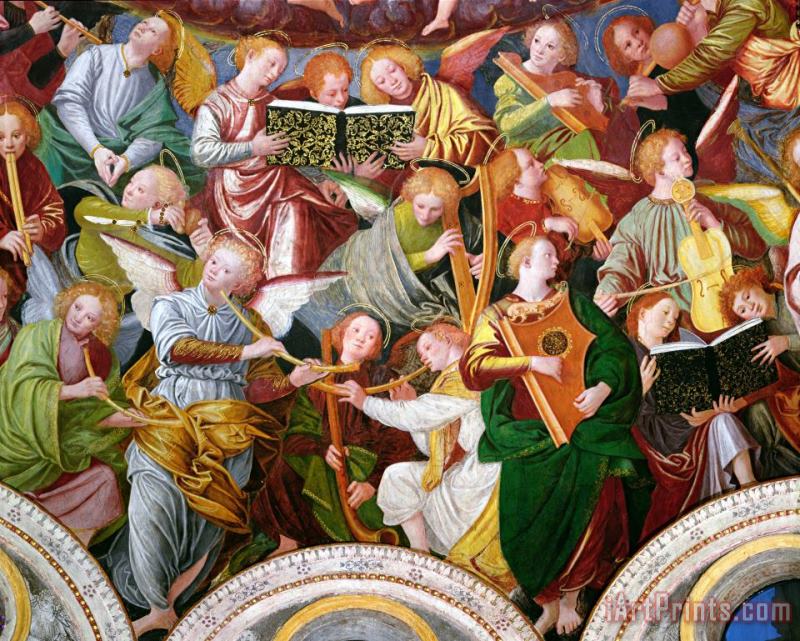 The Concert of Angels painting - Gaudenzio Ferrari The Concert of Angels Art Print