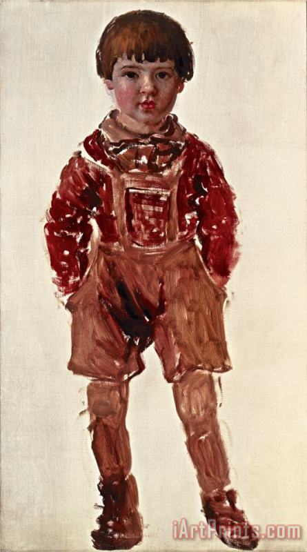 Gavriil Nikitich Gorelov Portrait of a Boy Art Painting