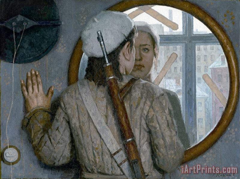 Gely Korzhev Before a Long Journey Art Painting