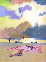 George Adamson Summer Evening painting