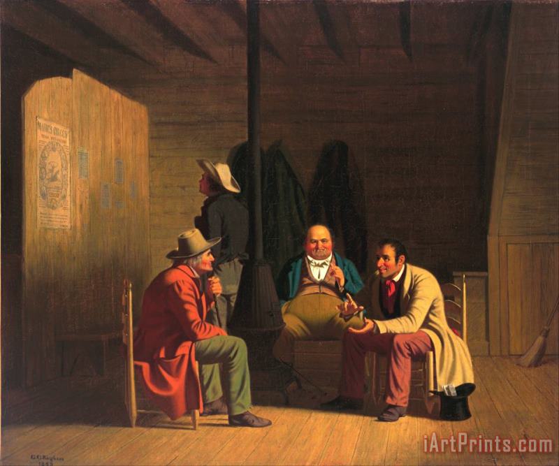 Country Politician painting - George Caleb Bingham Country Politician Art Print