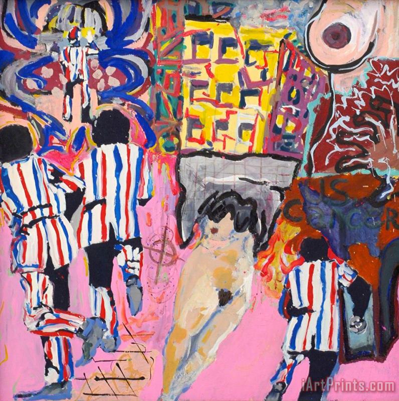 George Condo American Cancer, 1981 Art Painting