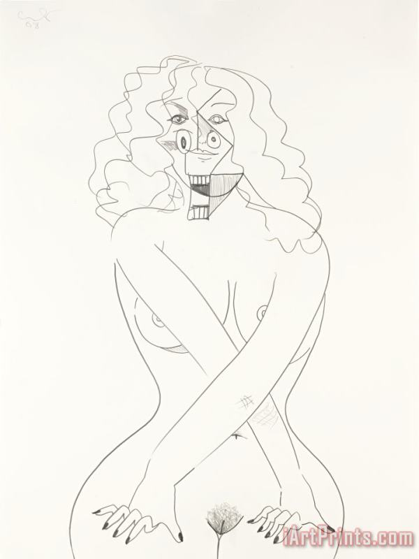 George Condo Nude Model, 2008 Art Print
