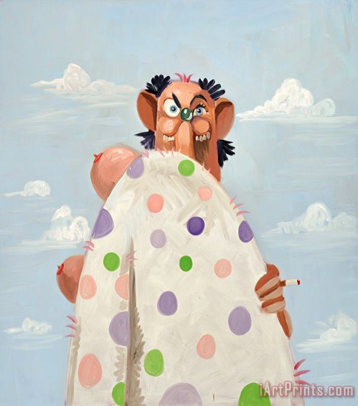George Condo The Homeless Hobo, 2009 Art Painting
