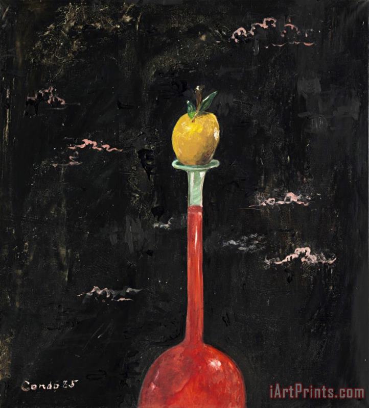 Untitled, 1985 painting - George Condo Untitled, 1985 Art Print