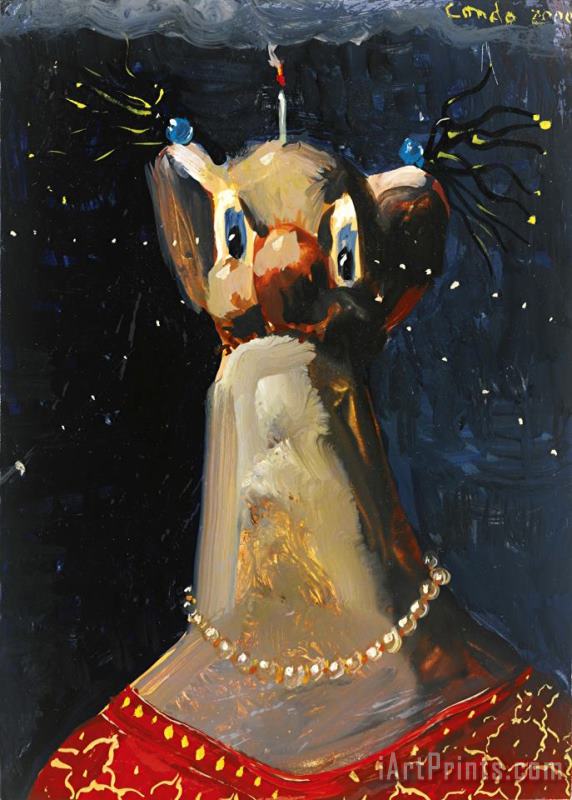 George Condo Untitled, 2000 Art Painting