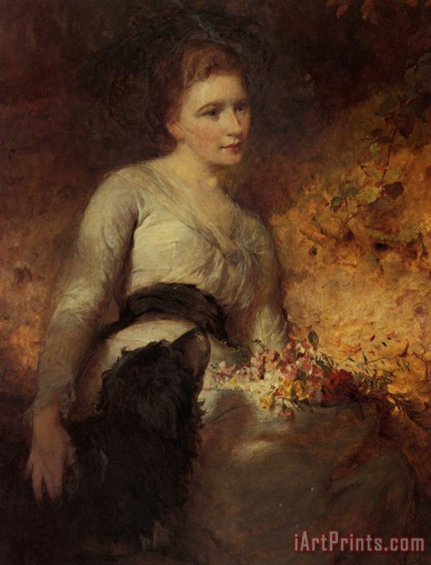 George Elgar Hicks Jane Isabella Baird Villiers Art Print