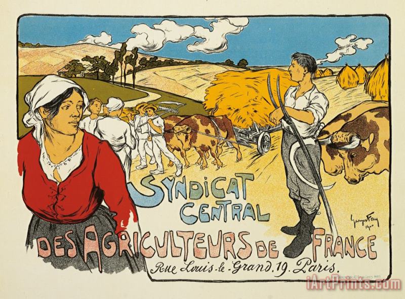 Syndicat Central Des Agriculteurs De France painting - George Fay Syndicat Central Des Agriculteurs De France Art Print