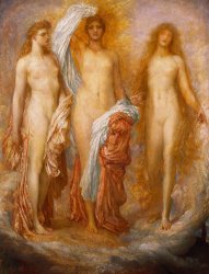 George Frederic Watts Olympus On Ida painting