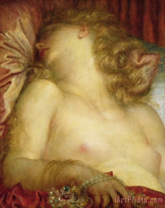 George Frederic Watts The Wife of Plutus Art Painting