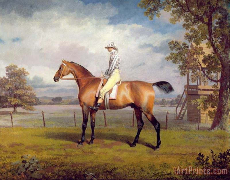 George Garrard The Duke of Hamilton's Disguise with Jockey Up Art Painting