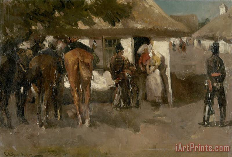 George Hendrik Breitner Billeting The Troops Art Painting