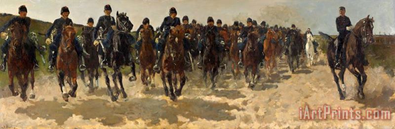 George Hendrik Breitner Cavalry Art Painting