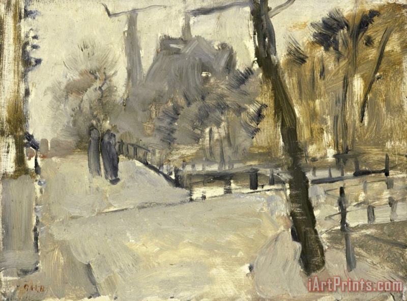 The Leidsegracht, Amsterdam painting - George Hendrik Breitner The Leidsegracht, Amsterdam Art Print