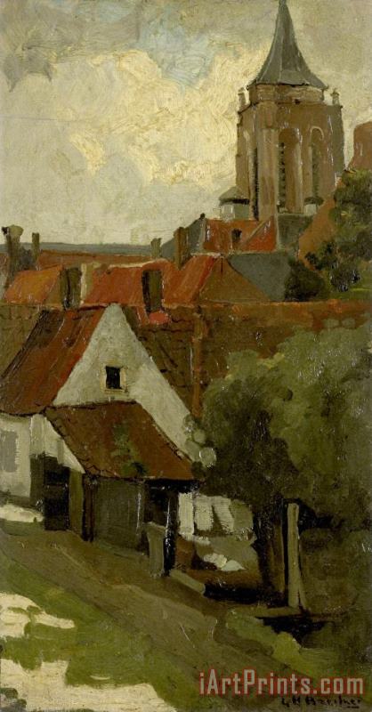 George Hendrik Breitner The Tower of Gorkum Art Print