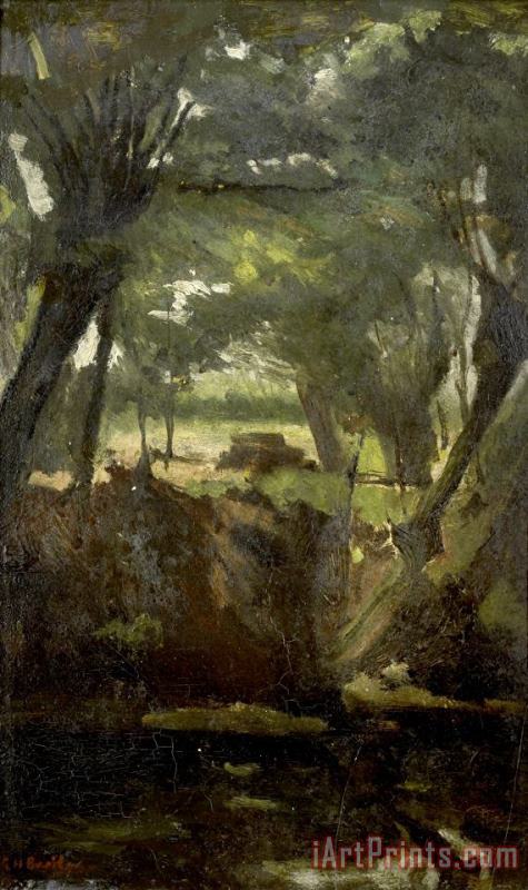 George Hendrik Breitner View in The Woods Art Painting