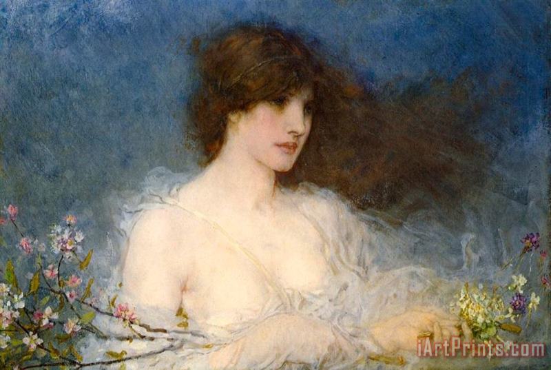 George Henry Boughton A Spring Idyll Art Painting