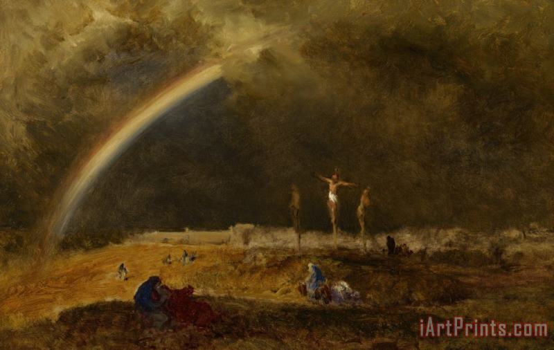 The Triumph At Calvary painting - George Inness The Triumph At Calvary Art Print