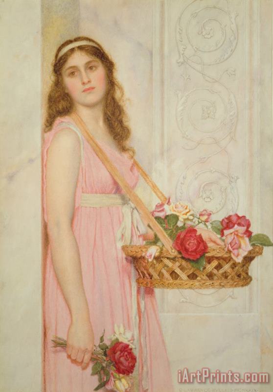 George Lawrence Bulleid The Flower Seller Art Painting