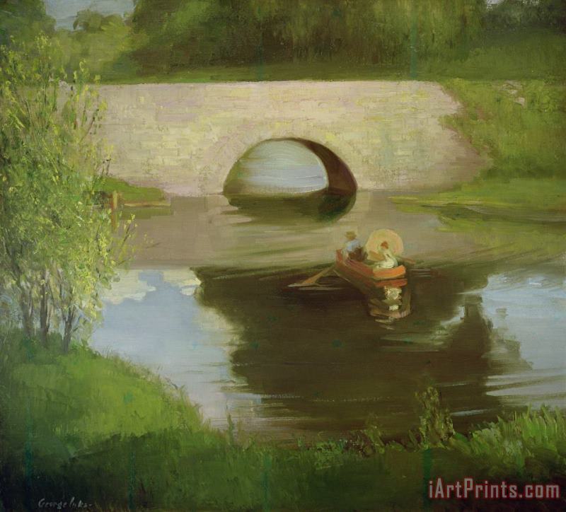 George Luks Central Park Art Painting