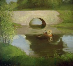 George Luks Central Park painting