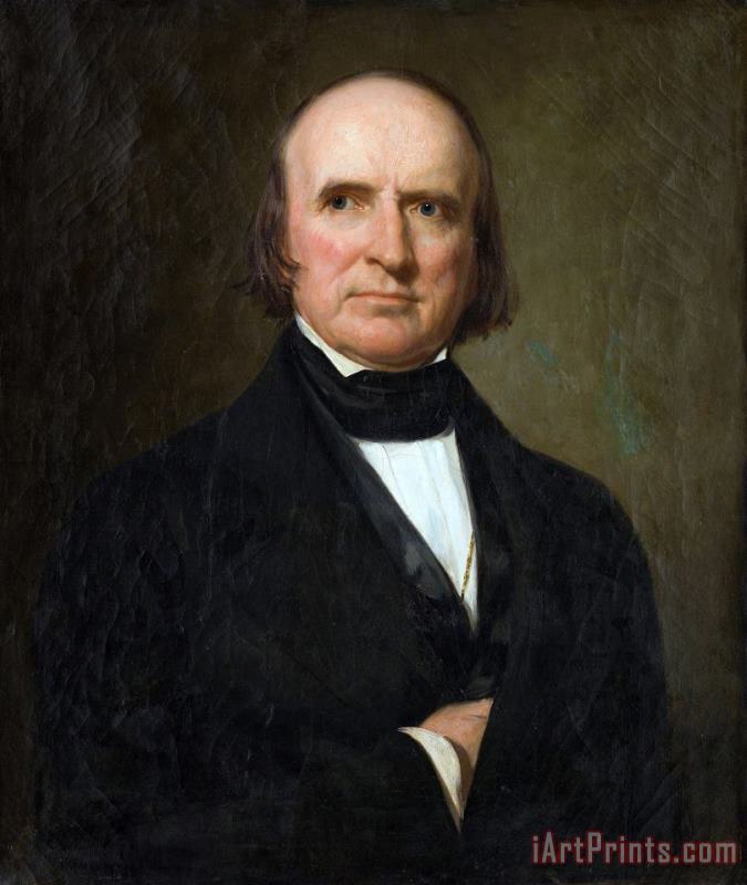 Portrait of Justice John Mclean painting - George Peter Alexander Healy Portrait of Justice John Mclean Art Print