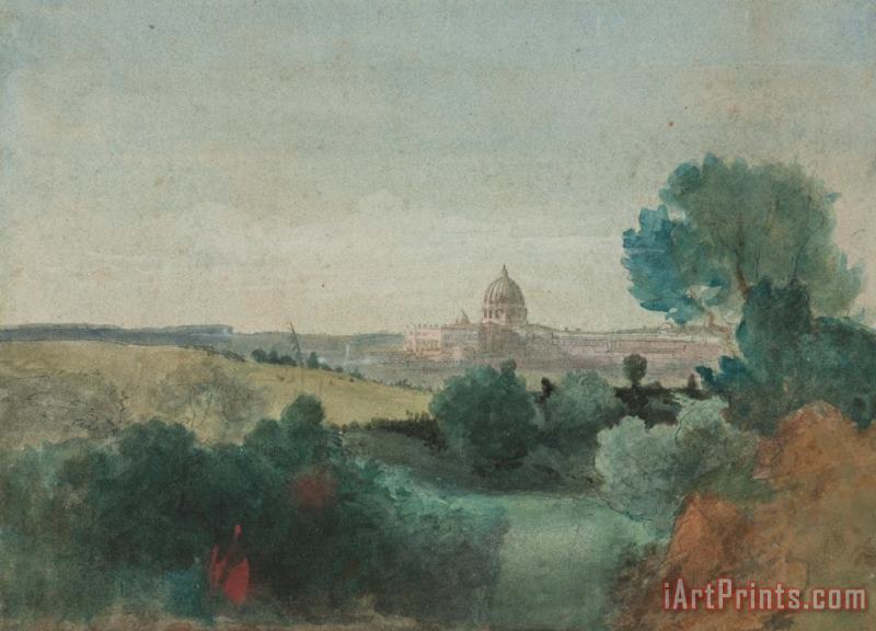 George Snr Inness Saint Peter's seen from the Campagna Art Painting