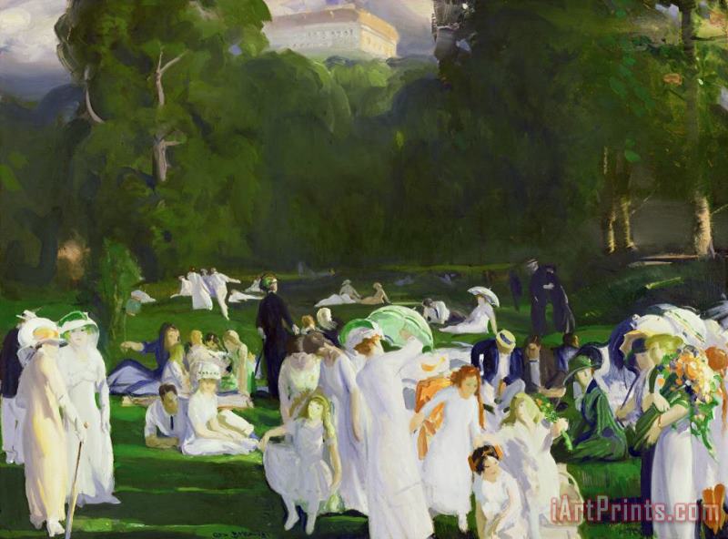 A Day In June painting - George Wesley Bellows A Day In June Art Print