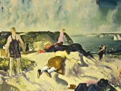 George Wesley Bellows The Beach Newport painting