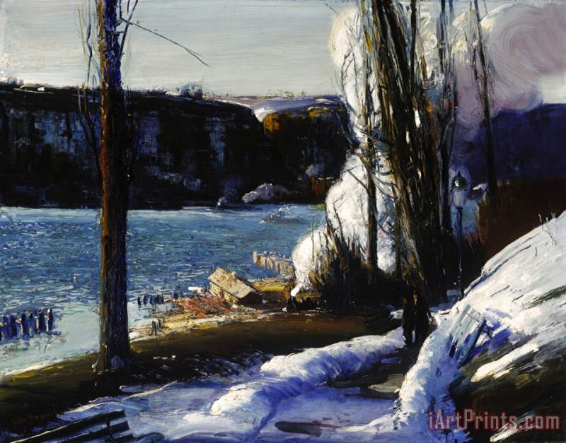 George Wesley Bellows The Palisades Art Painting