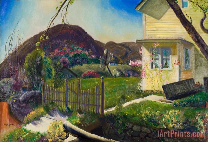 George Wesley Bellows The Picket Fence Art Painting