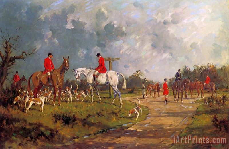 George Wright The Meet at The Crossroads Art Painting