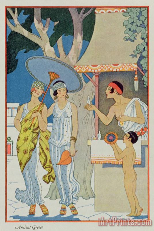 Georges Barbier Ancient Greece Art Painting