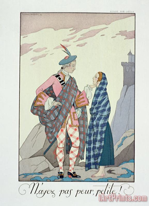Have No Fear Little One painting - Georges Barbier Have No Fear Little One Art Print