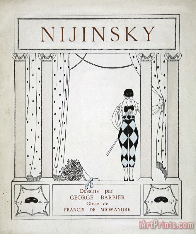 Georges Barbier Nijinsky Title Page Art Print