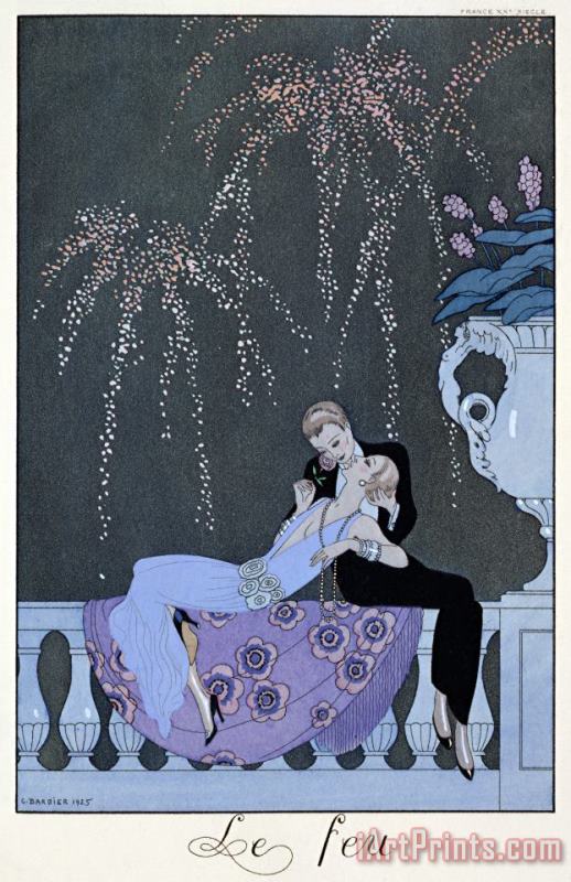 Georges Barbier The Fire Art Print
