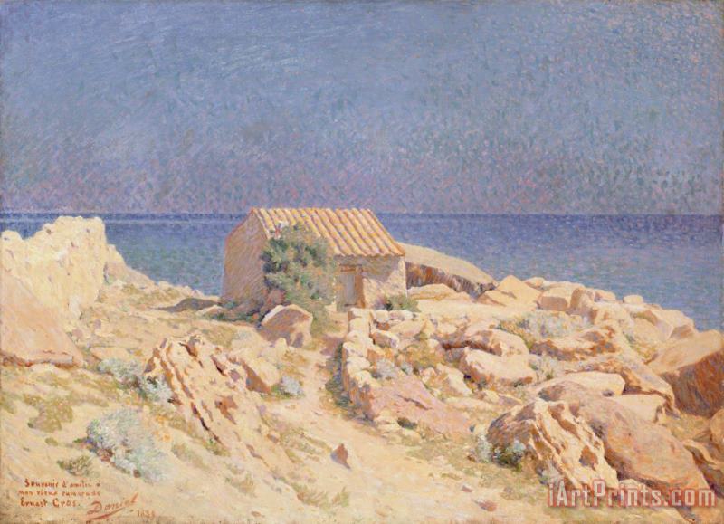 Roussillon Landscape painting - Georges Daniel de Monfreid Roussillon Landscape Art Print