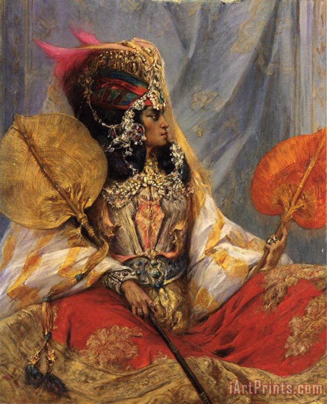 Georges Jules Victor Clairin Ouled Nail Woman Art Print