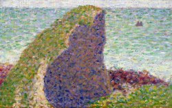 Georges Pierre Seurat  Study for Le Bec du Hoc