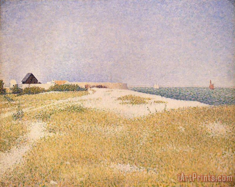 View of Fort Samson painting - Georges Pierre Seurat View of Fort Samson Art Print