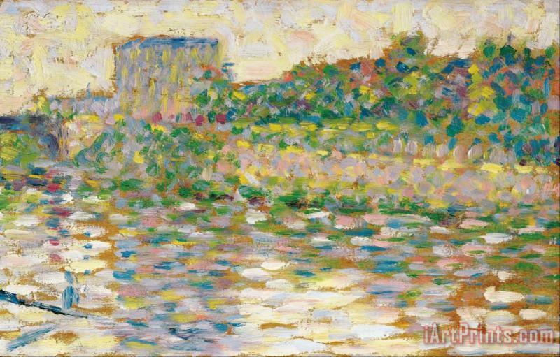 Georges Seurat The Seine at Courbevoie Art Print