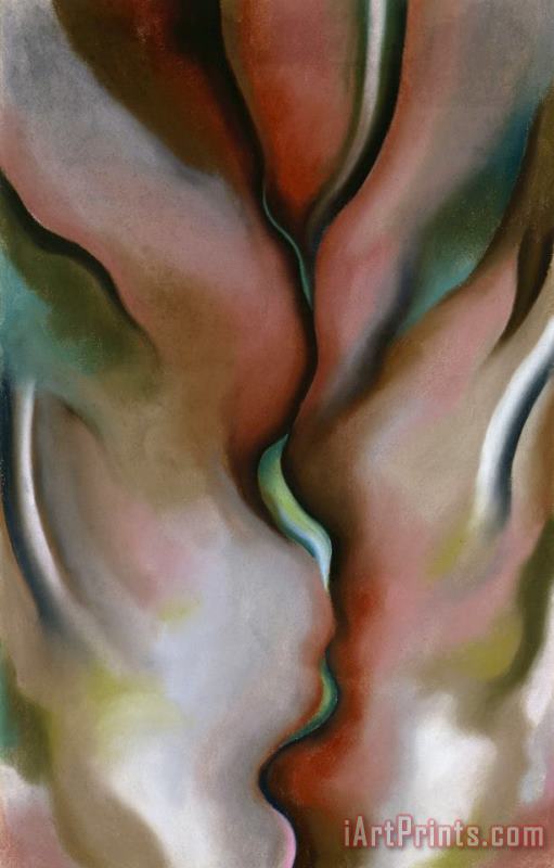 Georgia O'keeffe Abstraction of Stream, 1921 Art Painting