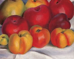 Georgia O'keeffe Apple Family