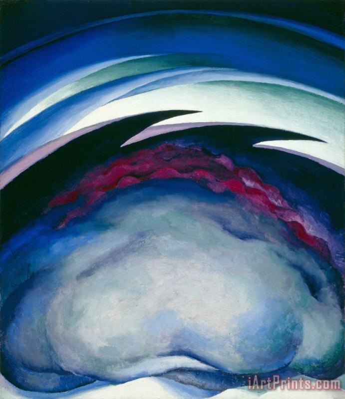 Georgia O'keeffe From The Plains Art Painting