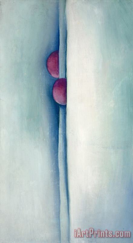 Georgia O'keeffe Green Lines And Pink, 1919 Art Painting