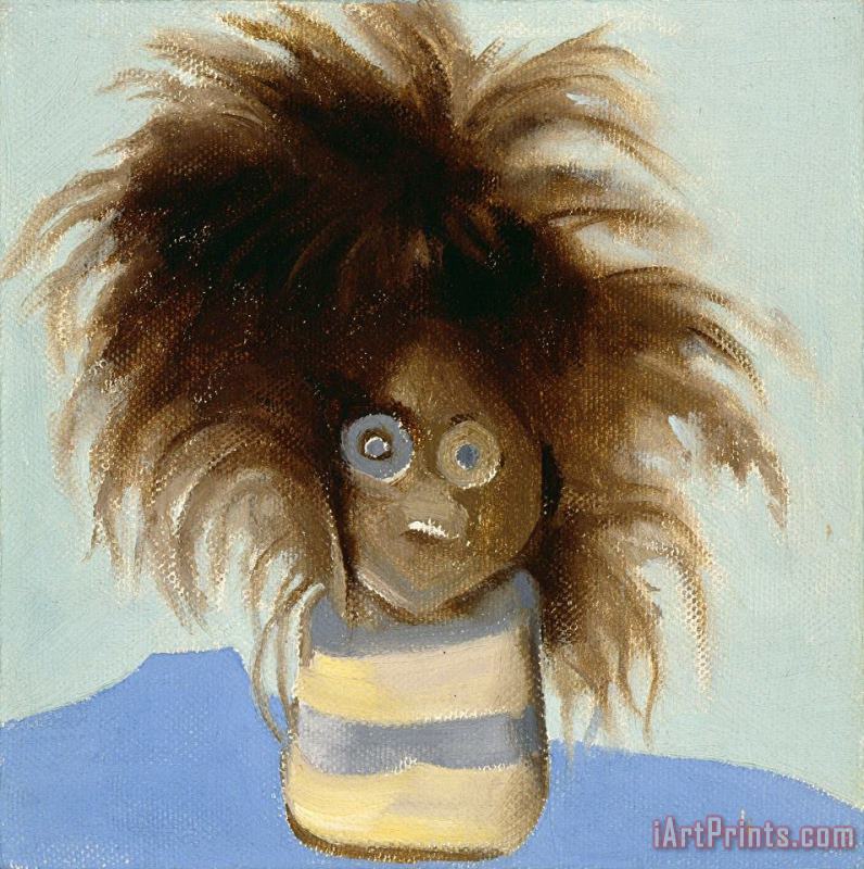 Idol's Head, 1960s painting - Georgia O'keeffe Idol's Head, 1960s Art Print