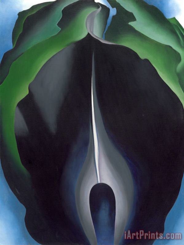 Georgia O'keeffe Jack in The Pulpit No Iv Art Painting