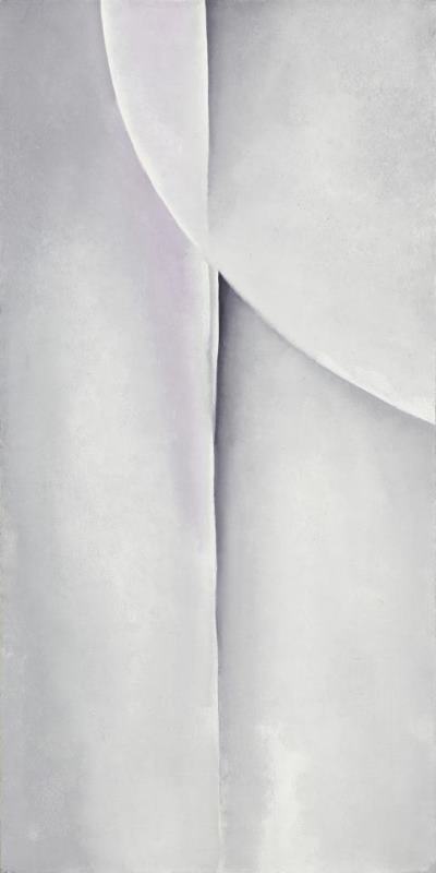 Georgia O'Keeffe Line And Curve Art Painting
