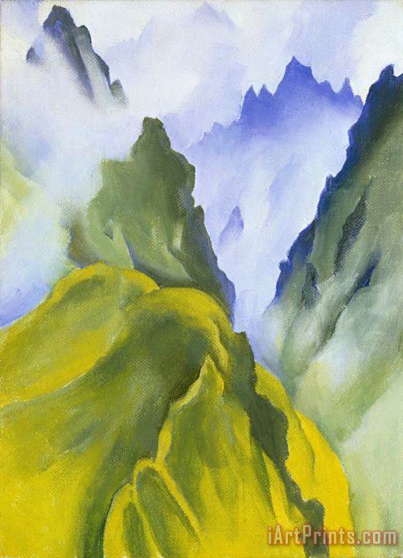 Georgia O'keeffe Machu Picchu I, 1957 Art Painting